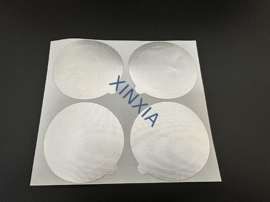 Quality Films Seal Cover Cap Seal Liner Aluminum Foil Seal For Tea Cans Yogurt Cans Self-Adhesive Aluminum Foil Seal for Tea Cans, Coffee Cans & Food Containers factory