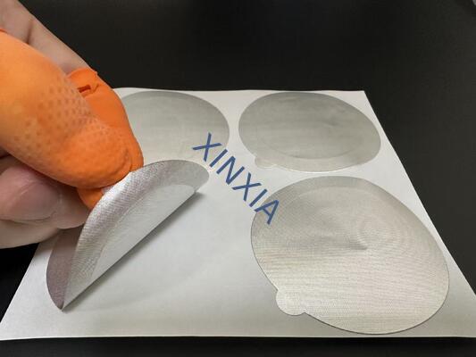 Quality Films Seal Cover Cap Seal Liner Aluminum Foil Seal For Tea Cans Yogurt Cans Self-Adhesive Aluminum Foil Seal for Tea Cans, Coffee Cans & Food Containers factory