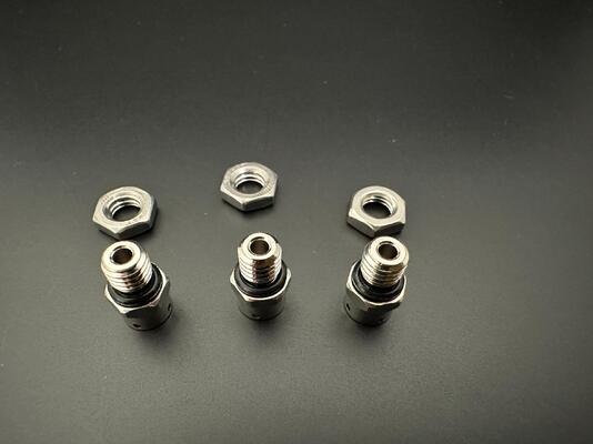 Quality Aluminum Alloy Copper Ventilation Valve Oxidized Auto Air Bleed Valve Metal Threaded Waterproof Air Permeable Valve Compact Metal Vent Valve for Outdoor & Industrial Electronics factory