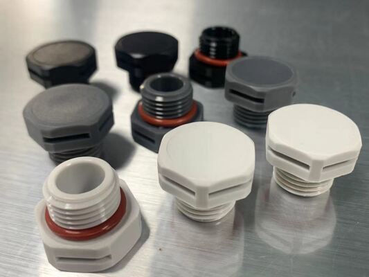 Qualität M16 X 1,5 Schnapp-Entlüftung PFOS-frei Wasserdicht Atmungsaktiv Ventil Schwarz Weiß Fabrik