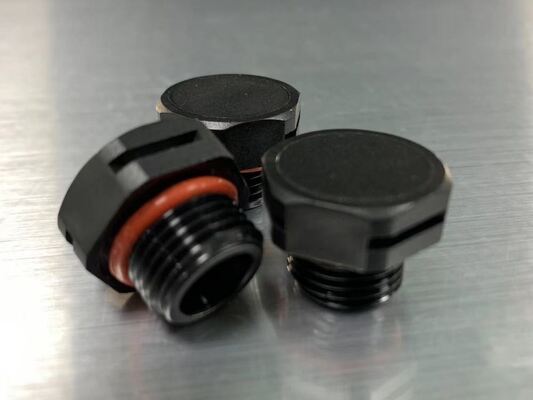 Qualität M16 X 1,5 Schnapp-Entlüftung PFOS-frei Wasserdicht Atmungsaktiv Ventil Schwarz Weiß Fabrik