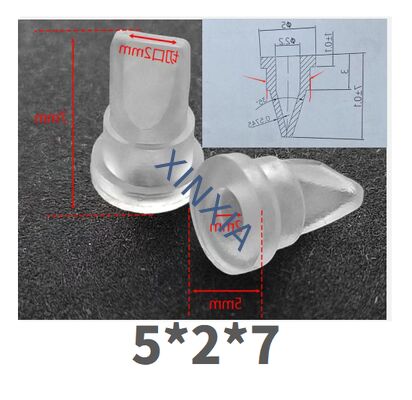 Quality 5*2*7MM Silicone & FKM Duckbill Valve | One-Way Check Valve for Packaging, Medical & Appliance Applications factory