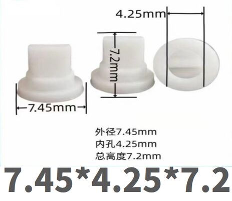 Quality 7.45*4.25*7.2mm Silicone / Fluoroelastomer Duckbill Valve for Medical Devices & Household Appliances factory