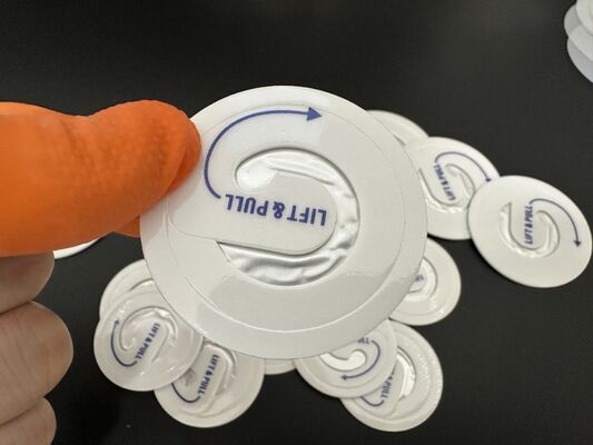 Quality Apple Peel Lift Tab Liner for Daily Chemical Packaging | Custom Bottle Seal Liner Manufacturer Custom apple peel lift tab liner for plastic bottles, PET bottles, cosmetic and daily chemical packaging. factory