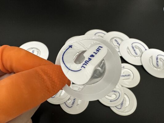 Quality Apple Peel Lift Tab Liner for Daily Chemical Packaging | Custom Bottle Seal Liner Manufacturer Custom apple peel lift tab liner for plastic bottles, PET bottles, cosmetic and daily chemical packaging. factory