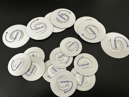 Quality Apple Peel Lift Tab Liner for Daily Chemical Packaging | Custom Bottle Seal Liner Manufacturer Custom apple peel lift tab liner for plastic bottles, PET bottles, cosmetic and daily chemical packaging. factory