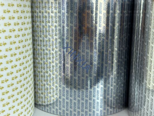 Quality Printed Pressure Sensitive Liner Rollstock for Pharmaceutical, Nutraceutical & Capsule Packaging factory