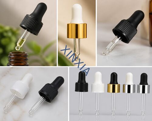 Quality Color Silicone Dropper Bulb for Essential Oil Bottles | Soft & Chemical Resistant factory
