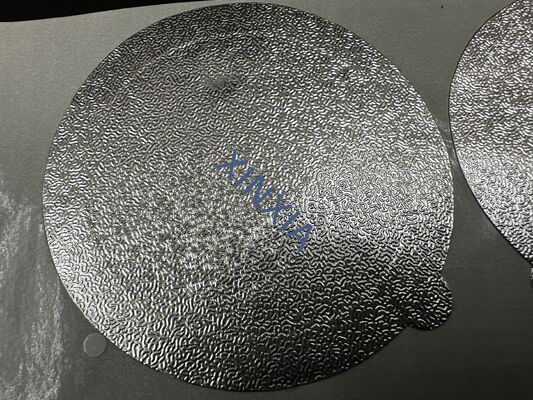 Quality Black Embossed Aluminum Foil Self-Adhesive Sealing Liner for Aluminum Coffee Cans and Tea Tins factory