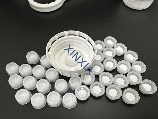 Quality D15 Vented Cap (55.3mm / 55.5mm / 55.8mm) for Agrochemical Packaging | Waterproof Breathable Packaging Closure for Pesticides & Liquid Chemicals factory