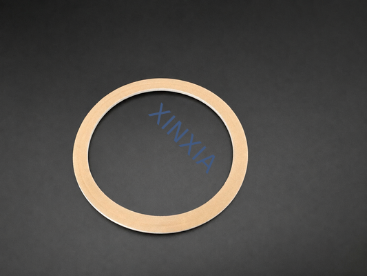 Quality 0.5–4.0 mm Custom PE-Laminated PTFE Membrane Double-Ring Gasket for Chemical Drum Lid Sealing factory