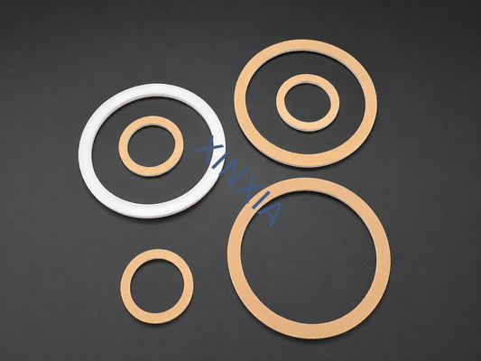 Quality 0.5–4.0 mm Custom PE-Laminated PTFE Membrane Double-Ring Gasket for Chemical Drum Lid Sealing factory