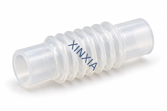 Quality 30 × Ø13.44 mm Medical-Grade VMQ Silicone Bellows Tube for Medical Devices and Precision Equipment factory