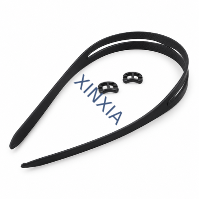 Quality Custom Silicone Dual-Strap Swimming Goggles Strap with Adjustable Buckles for Professional and Recreational Swimwear factory