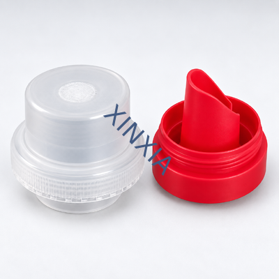 Quality 57 mm Vented Laundry Detergent Pail Cap with Breathable Membrane for Household Chemical Packaging factory