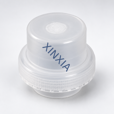 Quality 57 mm Vented Laundry Detergent Pail Cap with Breathable Membrane for Household Chemical Packaging factory